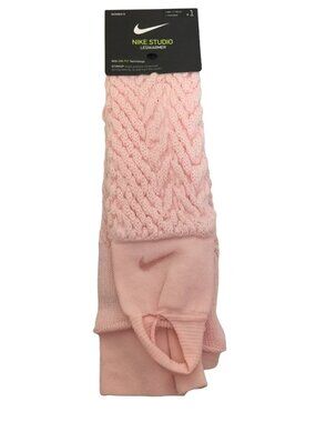 Nike Studio Women's Pink Leg Warmers with Stirrups OSFM